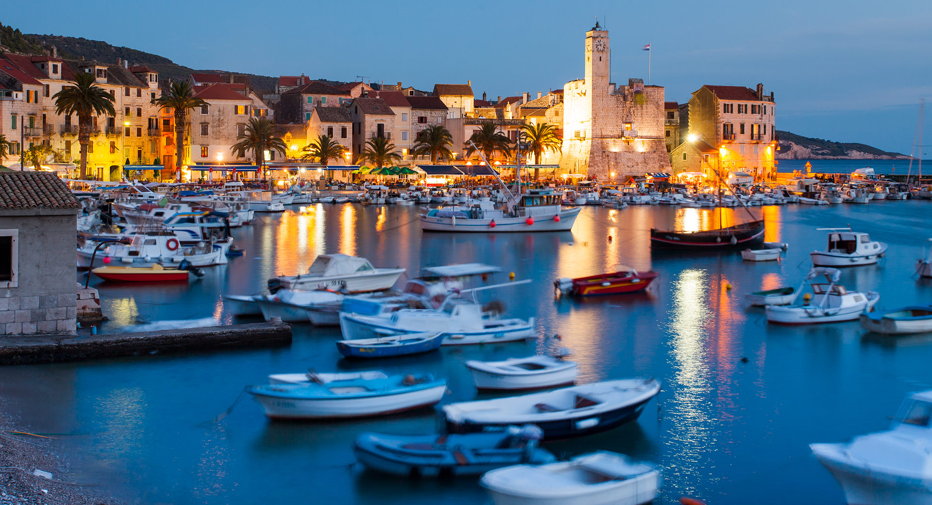 Villa Radeska to Komiza on the island of Vis.